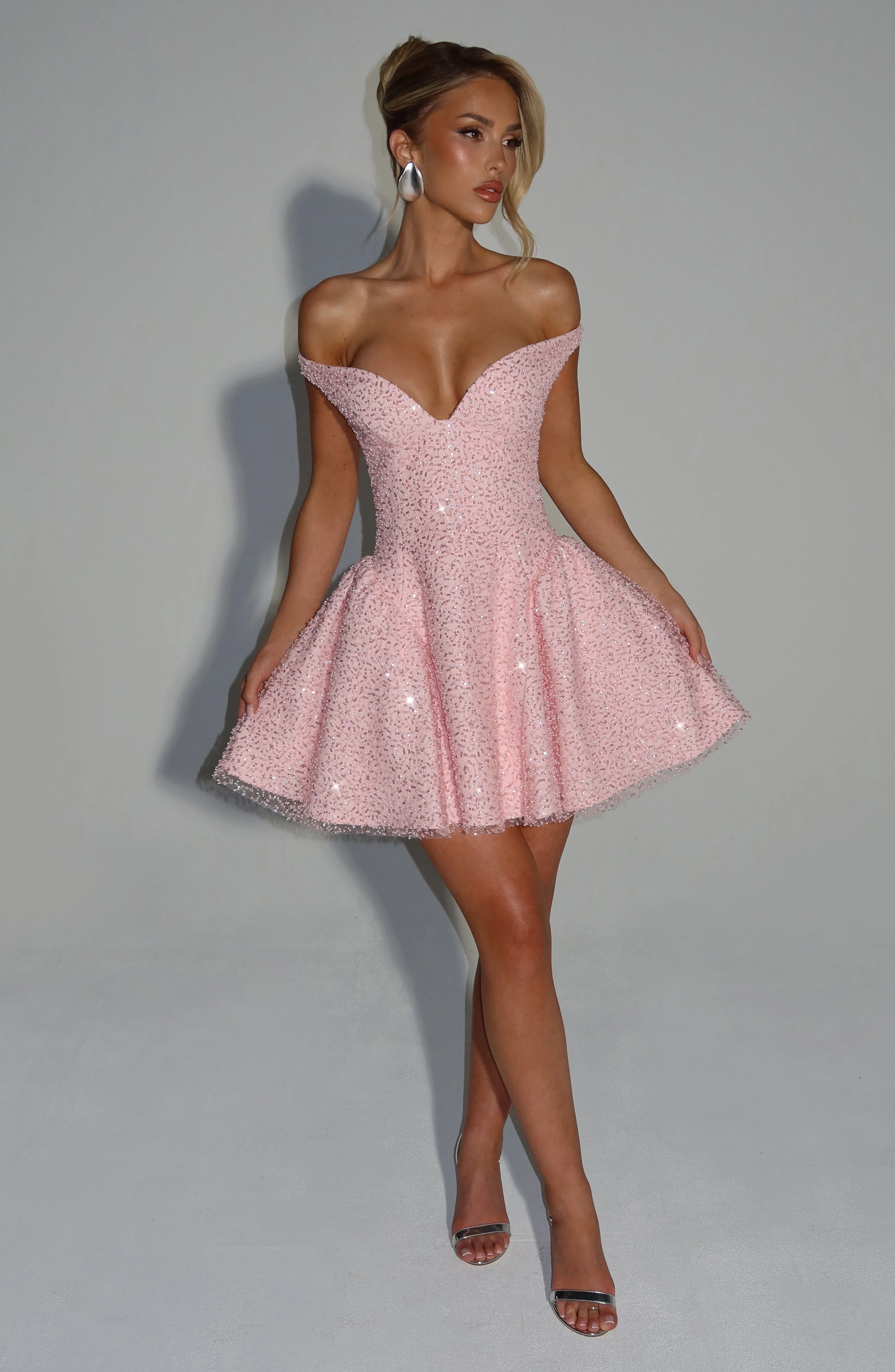 Sapphire Mini Dress - Blush