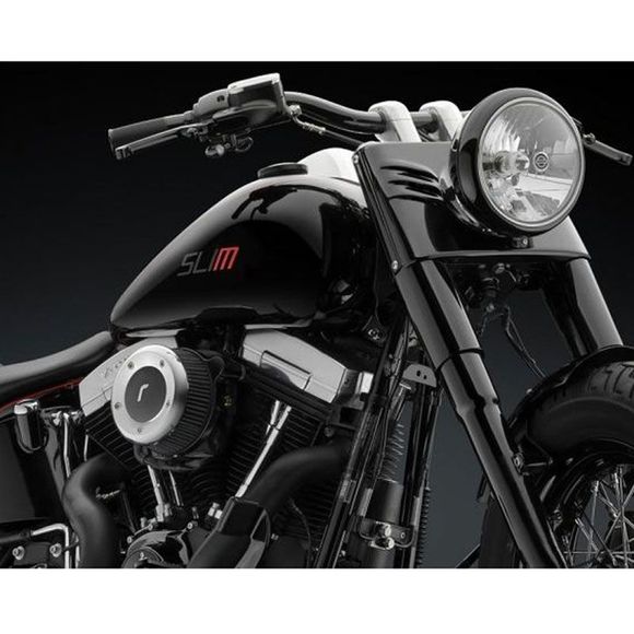 Rizoma Aluminum Handlebar Riser - GrayHARLEY DAVIDSON 1690 FLS 1690 SOFTAIL SLIM - 2014 - 2017Ref: RZ0645