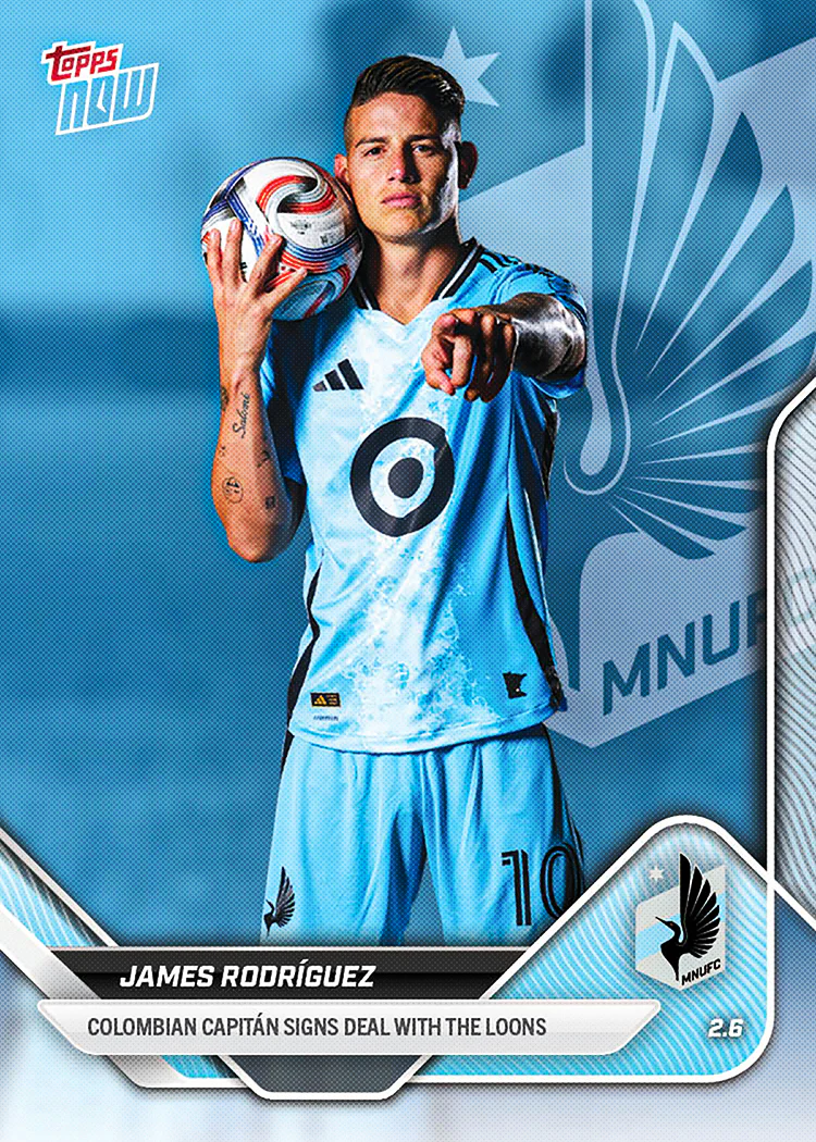 James Rodríguez - 2026 MLS Topps NOW® - Card TN-JR