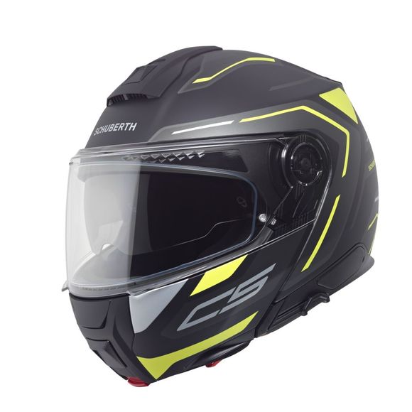 Casque modulable Schuberth C5 OMEGA - JauneRef : SE0302-C6359