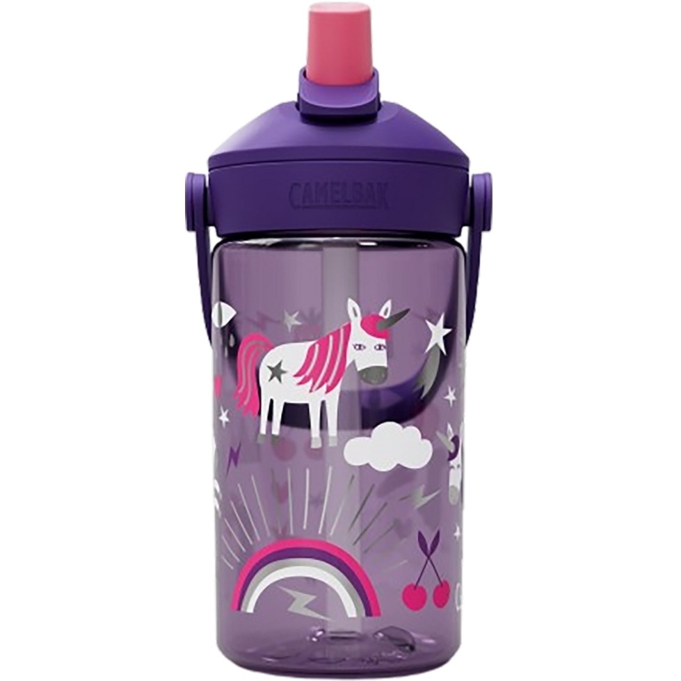 CamelBak Thrive Flip Straw Bottle Kids 410ml - unicorn party