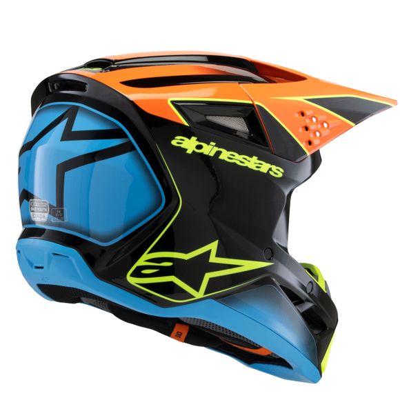 Alpinestars SUPERTECH S-M3 cross helmet - FRAY - CHILDREN - Black / OrangeRef: AP3390