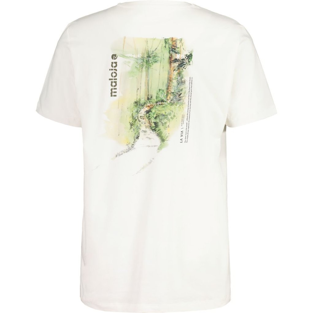 Maloja SonntagskopfM. Organic Cotton Tee Men - shaded white own way 1157