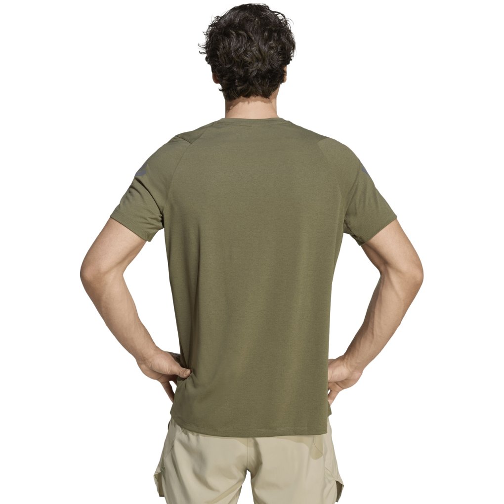 adidas Adi365 Running Tee Men - olive strata KS5038