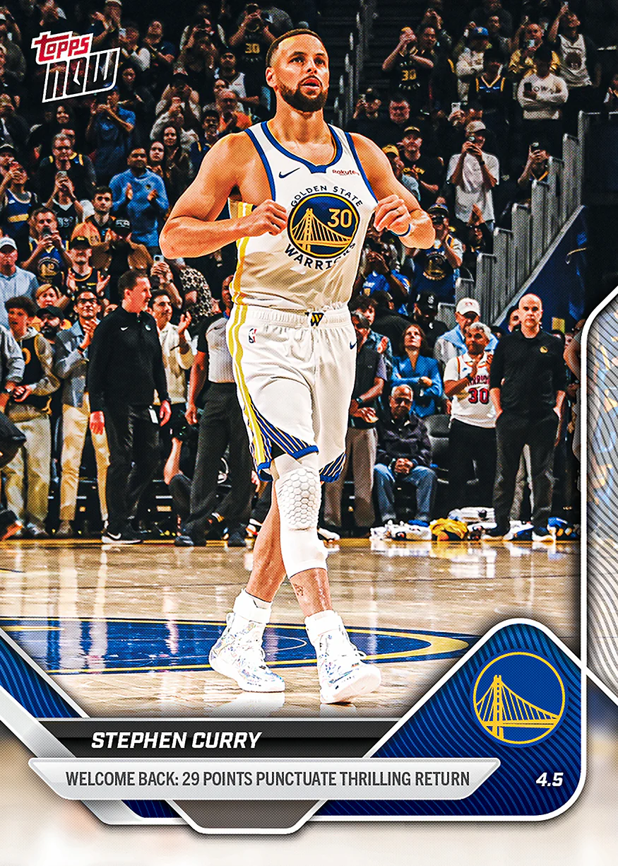 Stephen Curry - 2025-26 NBA Topps NOW® - Card 243