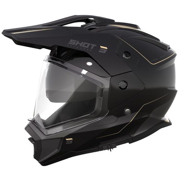 Shot TREK MAX VISION RALLY Full-Face Helmet - Black / BeigeRef : SO2894