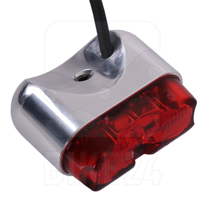 SON Rear Light for Mudguard Mounting - polished/red
