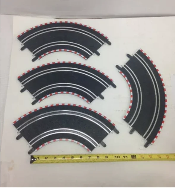 1/43 SCX 90°  Compact Standard Curve Track (4) SCX #31060, SCX #70090, #5831B, #31380