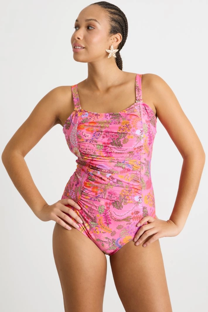 Printed swimsuit - PINK