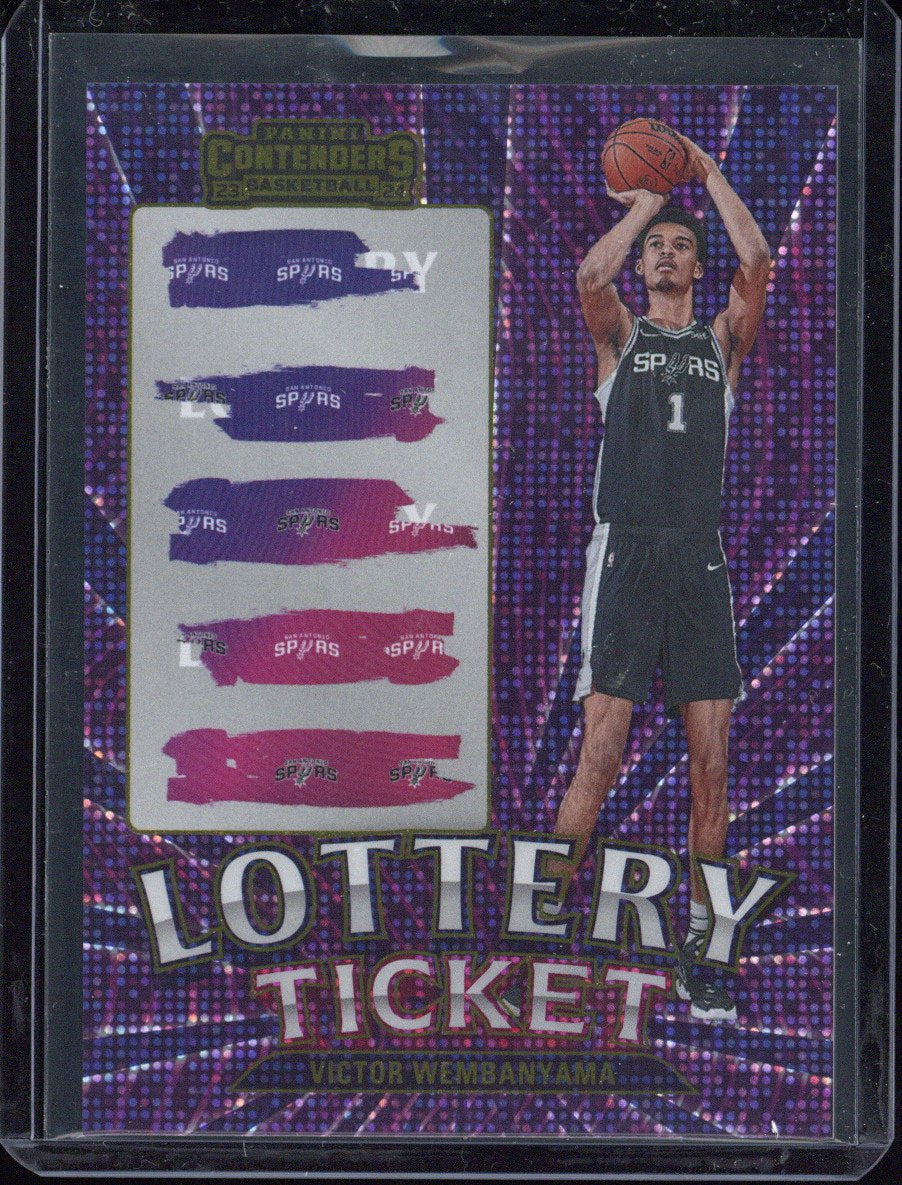 2023-24 Panini Contenders Victor Wembanyama Lottery Ticket #1