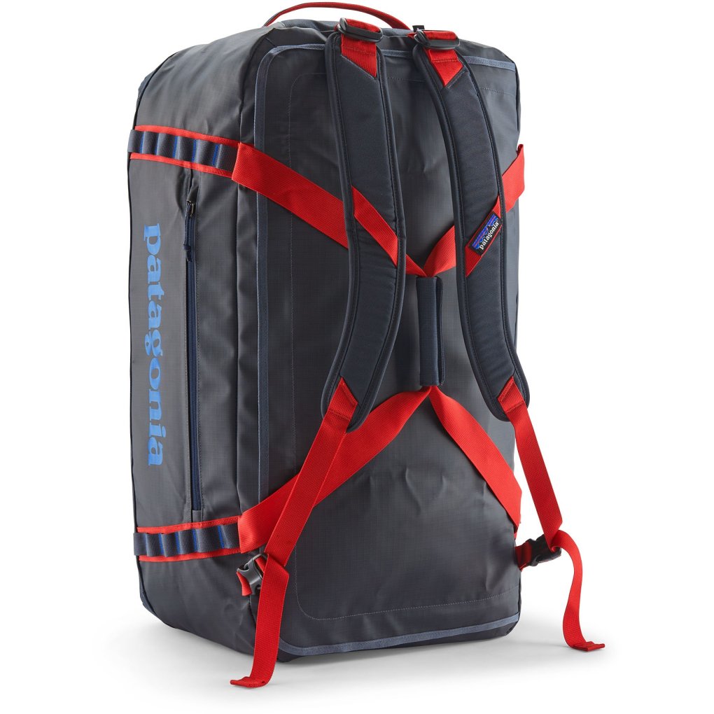 Patagonia Black Hole Duffel Bag 70L - Smolder Blue w/Amanita Red