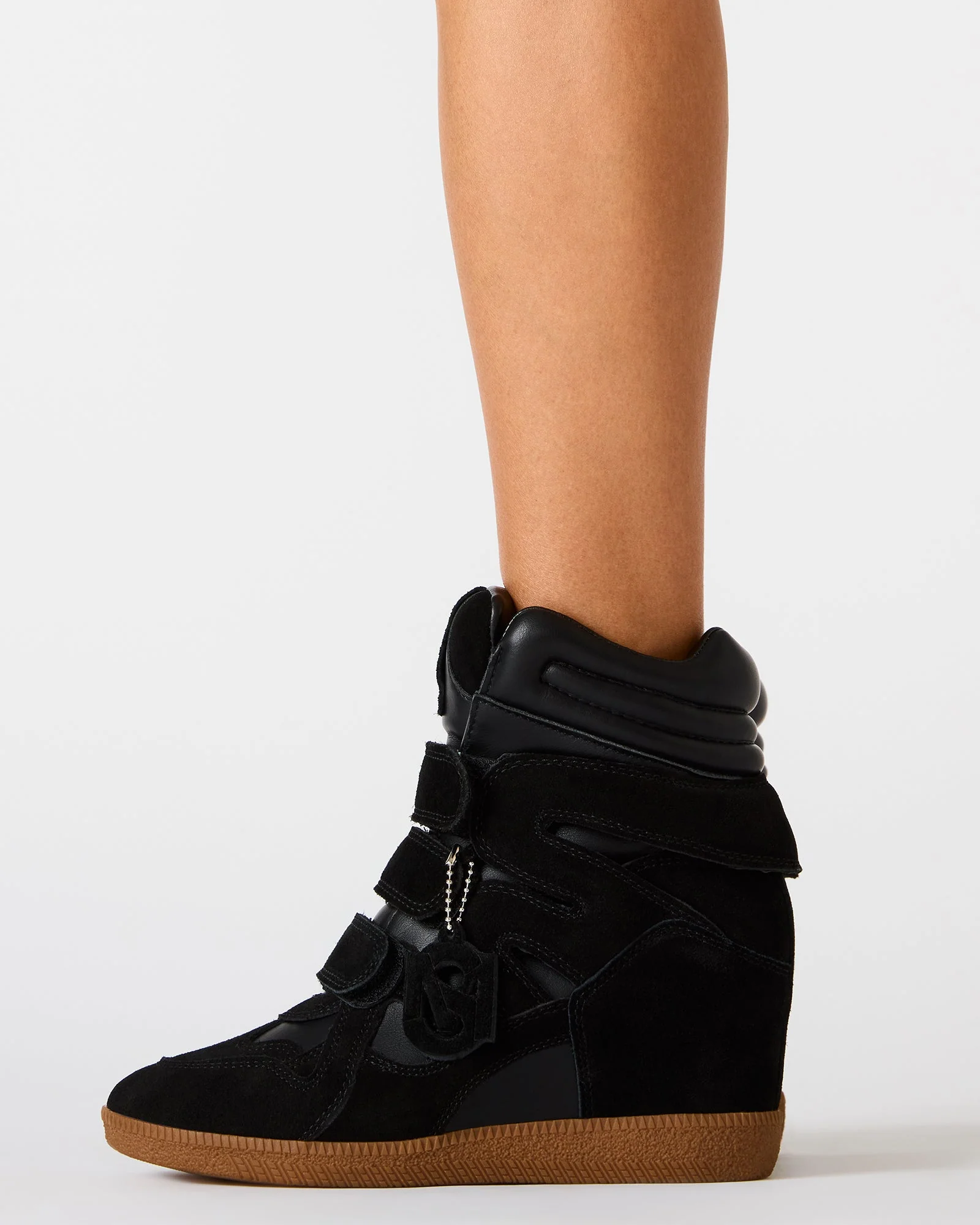 Mavis Black Suede