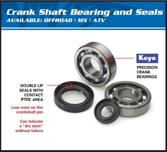 Crankshaft bearing All Balls Oil seal kitRef: All01561A / 1008860