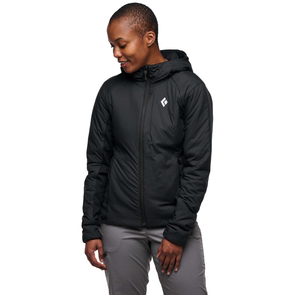Black Diamond First Light Hybrid Hoody Jacket Women - Black