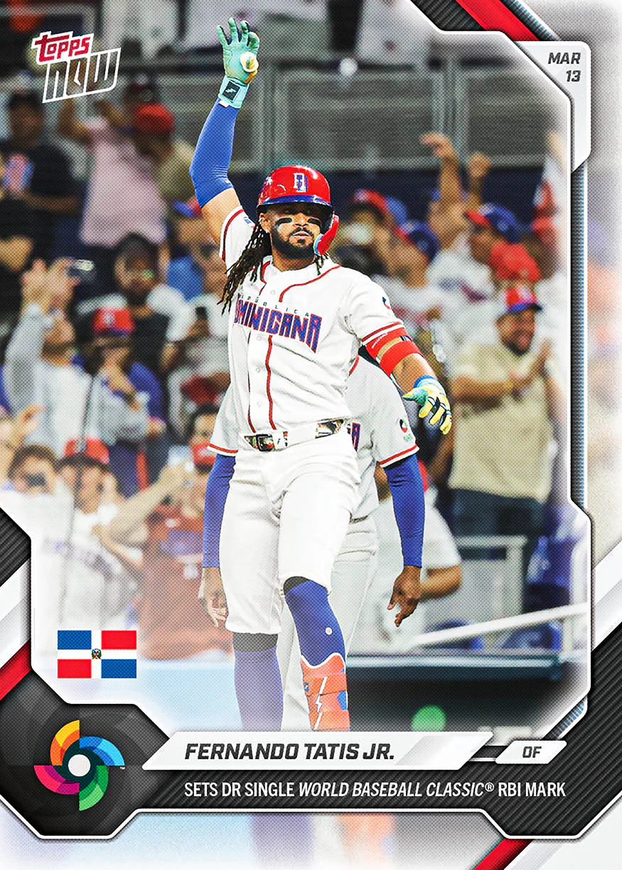 Fernando Tatis Jr. - 2026 World Baseball Classic Topps NOW® - Card 29