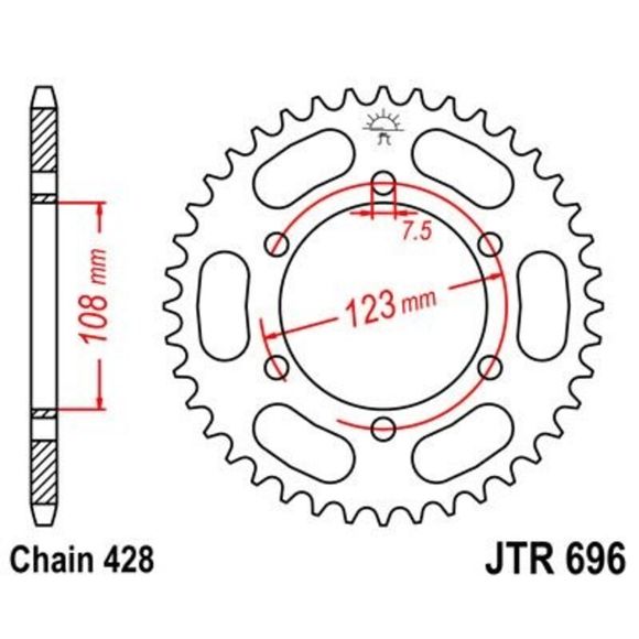 Crown JT. standard steel 696 - 428Ref: Jtc01777A / 1075087003