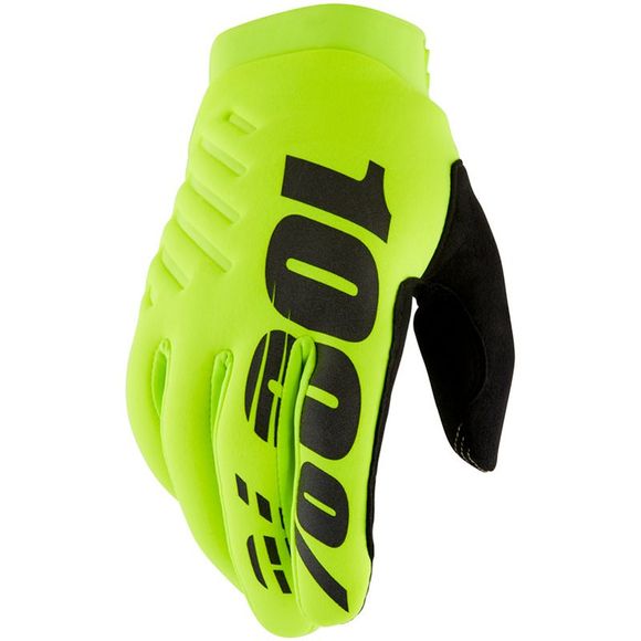 Gants cross 100% BRISKER YOUTH - JauneRef : CE1200