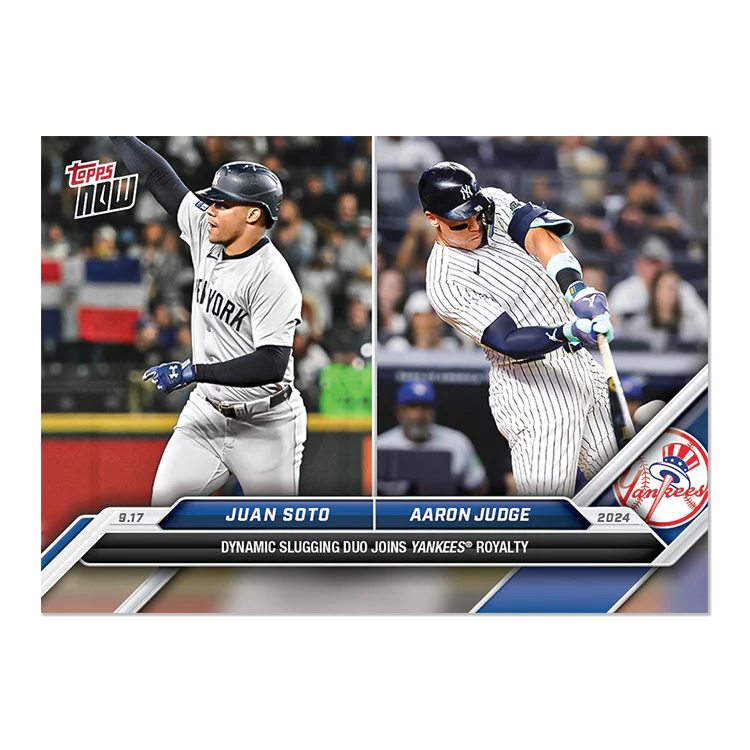 Juan Soto/Aaron Judge - 2024 MLB TOPPS NOW® Card 713