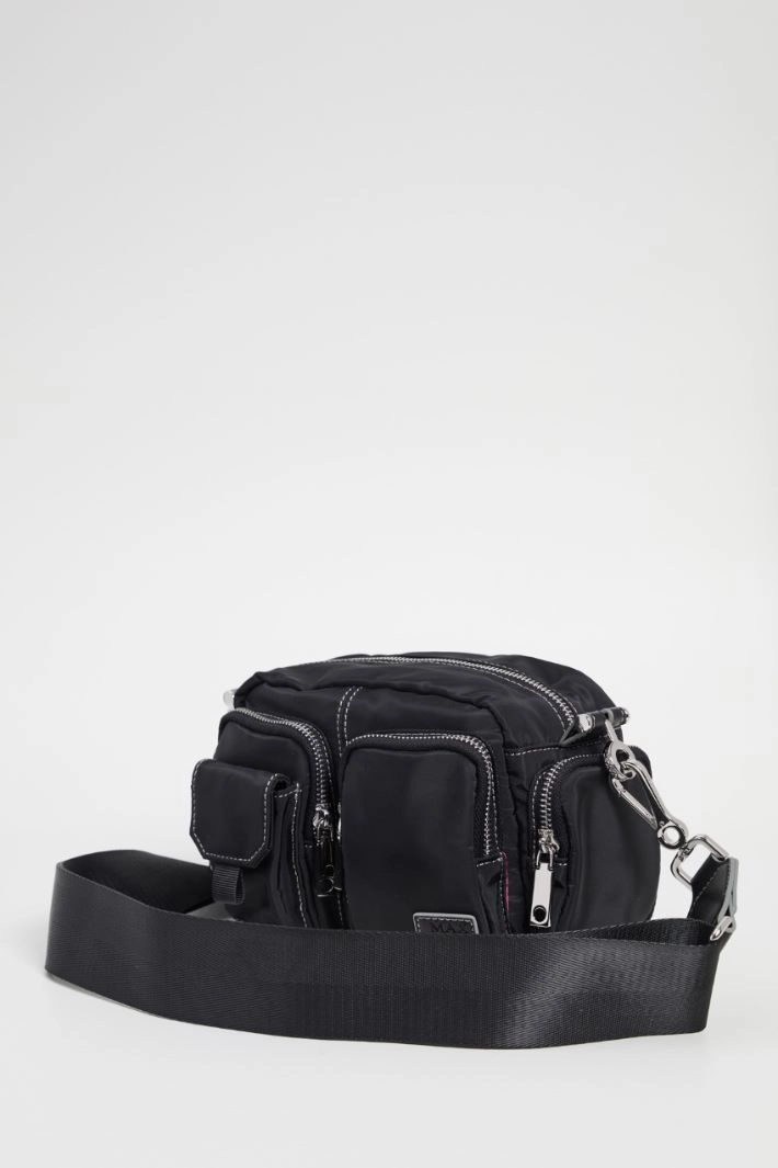 Cargo shoulder bag - BLACK