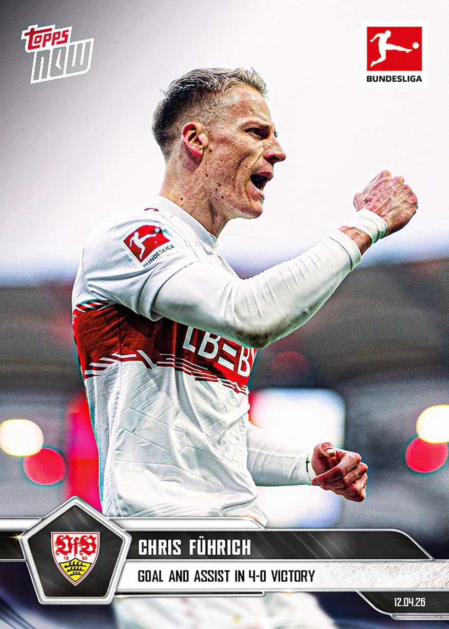 Chris Führich - 2025-26 Bundesliga Topps NOW® - Card 170 - PR: 261