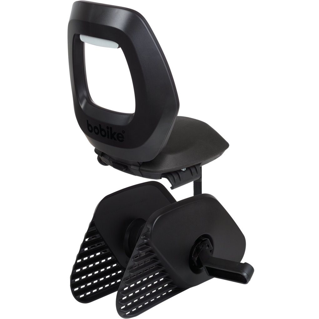 Bobike ONE Junior Bike Seat - Black/Dark Grey