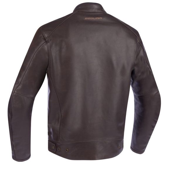 Blouson Moto Segura DEVON - Blanc / MarronRef : SG1387-C8486