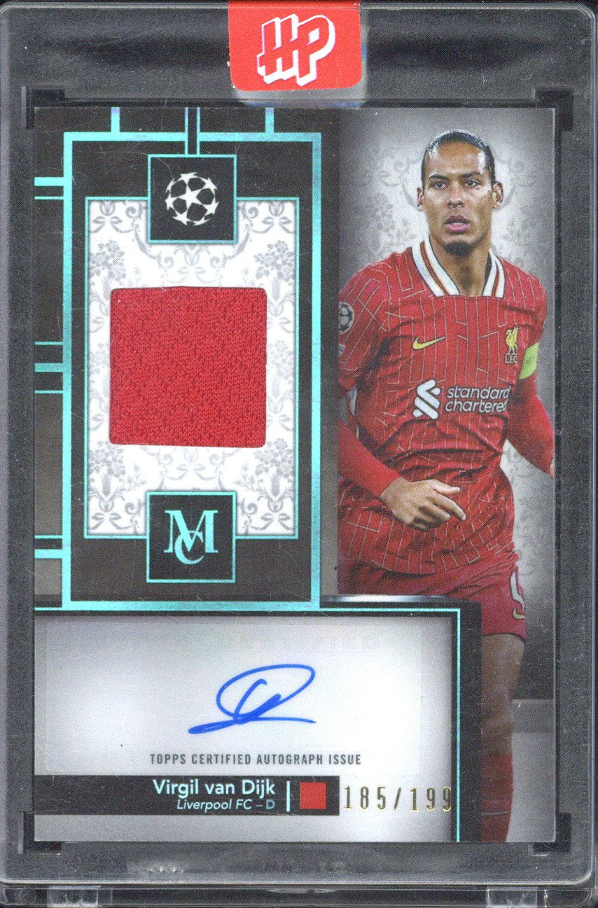2024-25 Topps Museum UCC Virgil van Dijk Autograph Relic /199