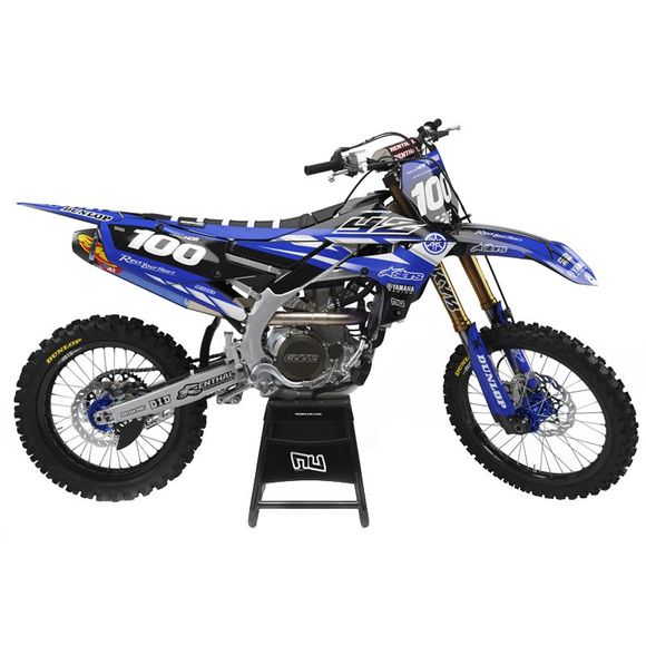 Kit déco RiderUnik BLULA - Bleu / NoirYAMAHA 250 YZ 250 F (CG33) - 2010 - 2013Ref : RU1278 / YA-BLULA-21
