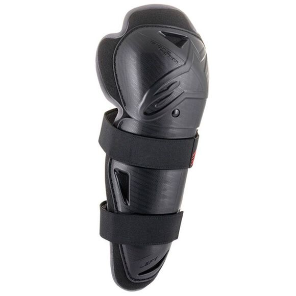 Alpinestars BIONIC ACTION KIDS KNEE GUARDS - BLACK RED - Black / RedRef: ap12217 / 6545321-13-os