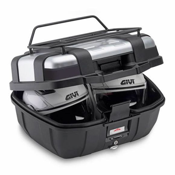 Top case Givi MONOKEY TREKKER 52L Universel - GrisRef : GI0430 / TRK52N