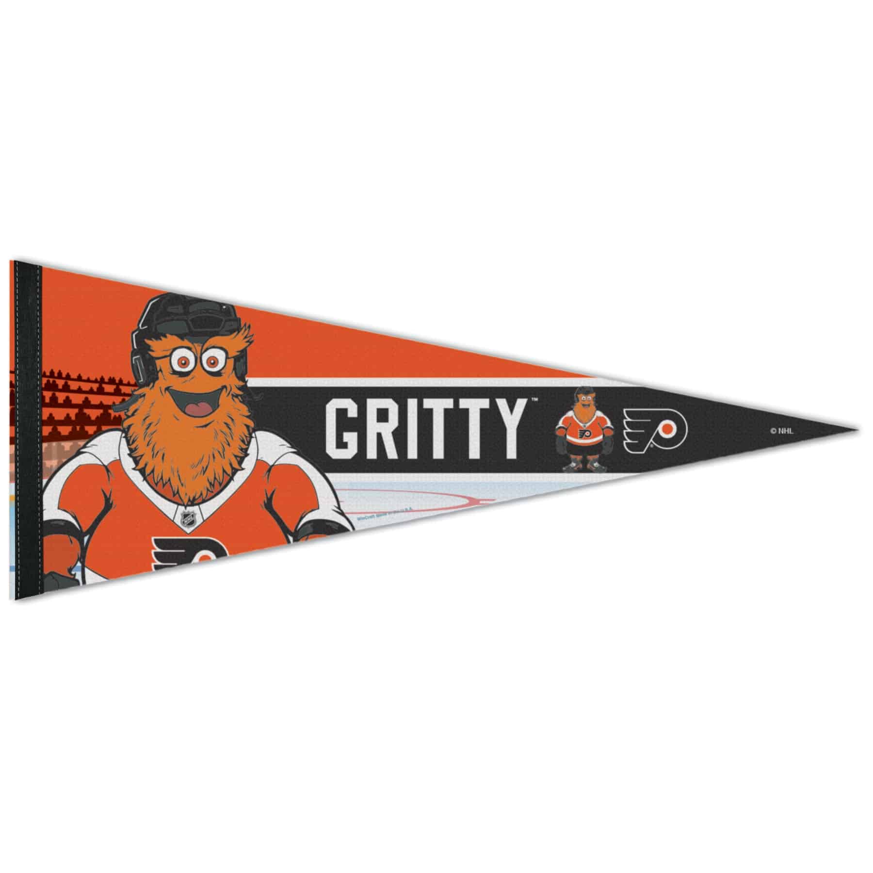 Philadelphia Flyers Gritty Mascot Premium NHL Pennant