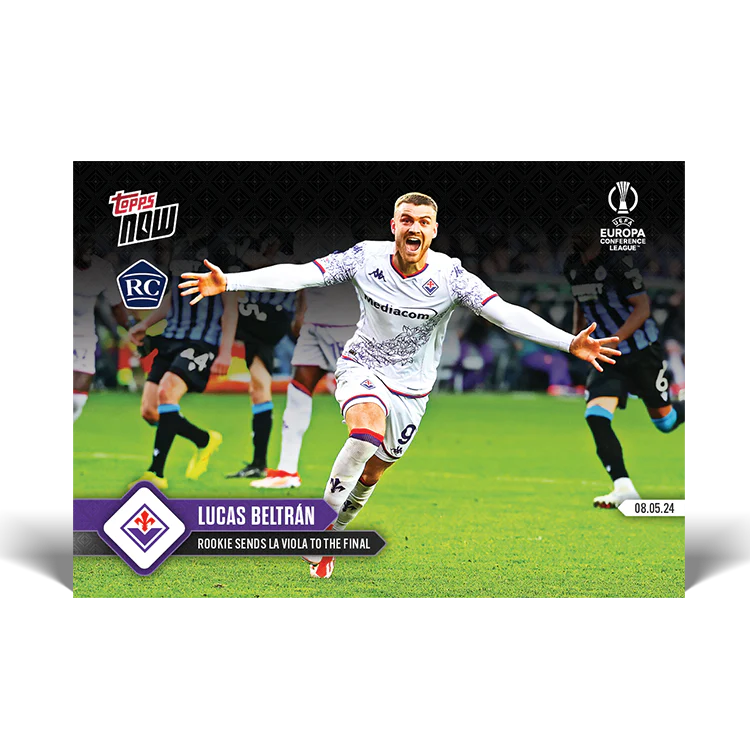 Lucas Beltrán - Rookie sends La Viola to the final - 23/24 UECL TOPPS NOW® Card 8