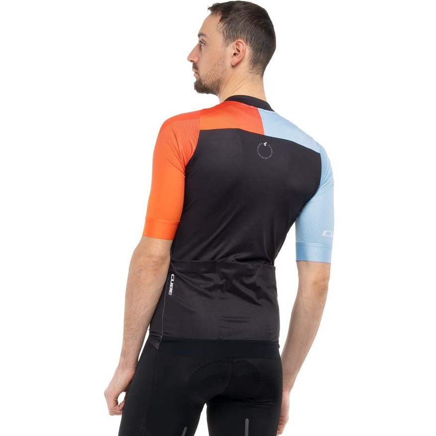CUBE Road/XC Teamline Short Sleeve-Jersey Men - black