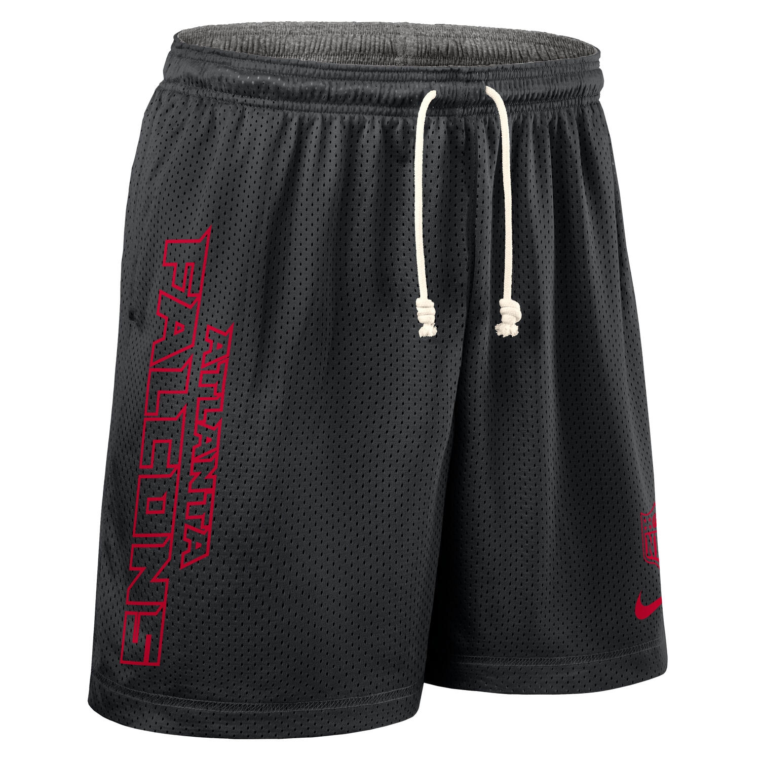 Atlanta Falcons 2025 NFL Sideline Reversible Mesh Nike Dri-FIT Shorts Black
