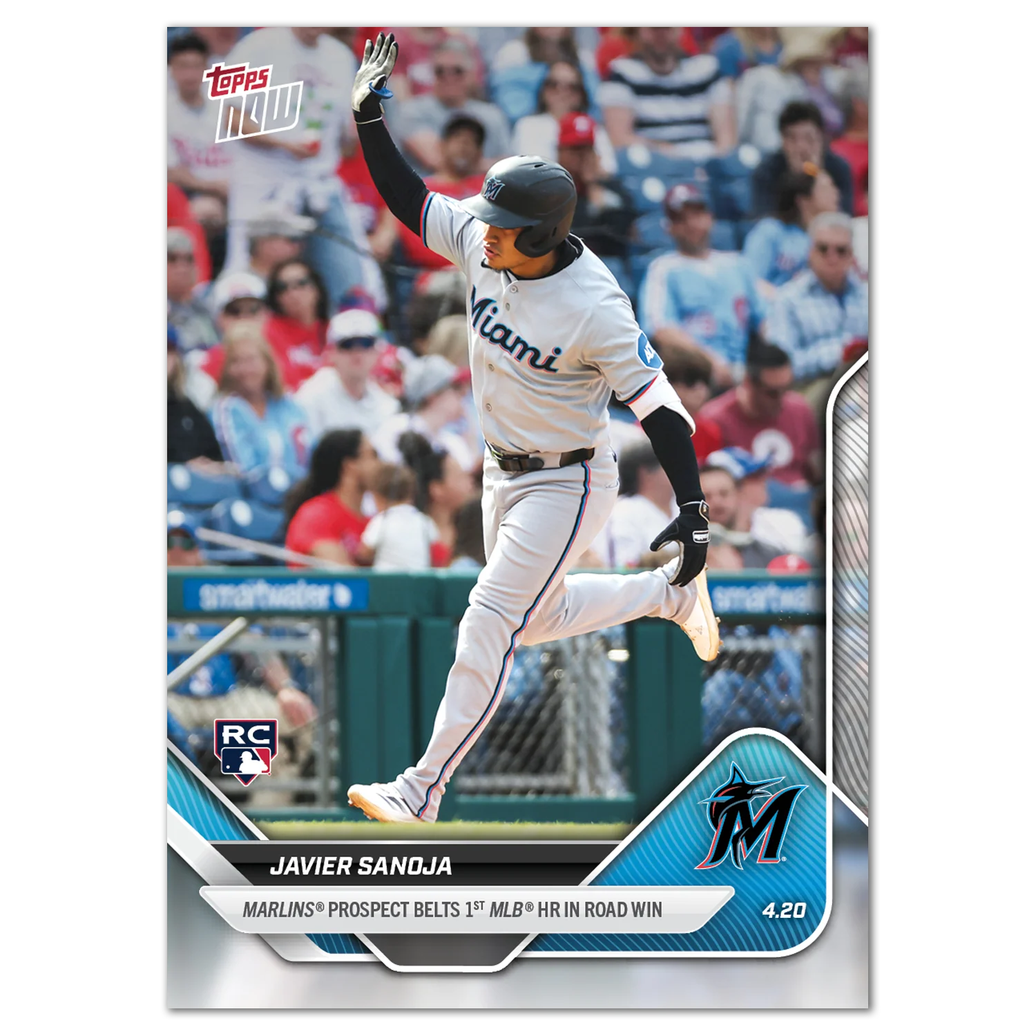 Javier Sanoja - 2025 MLB Topps NOW® - Card 92