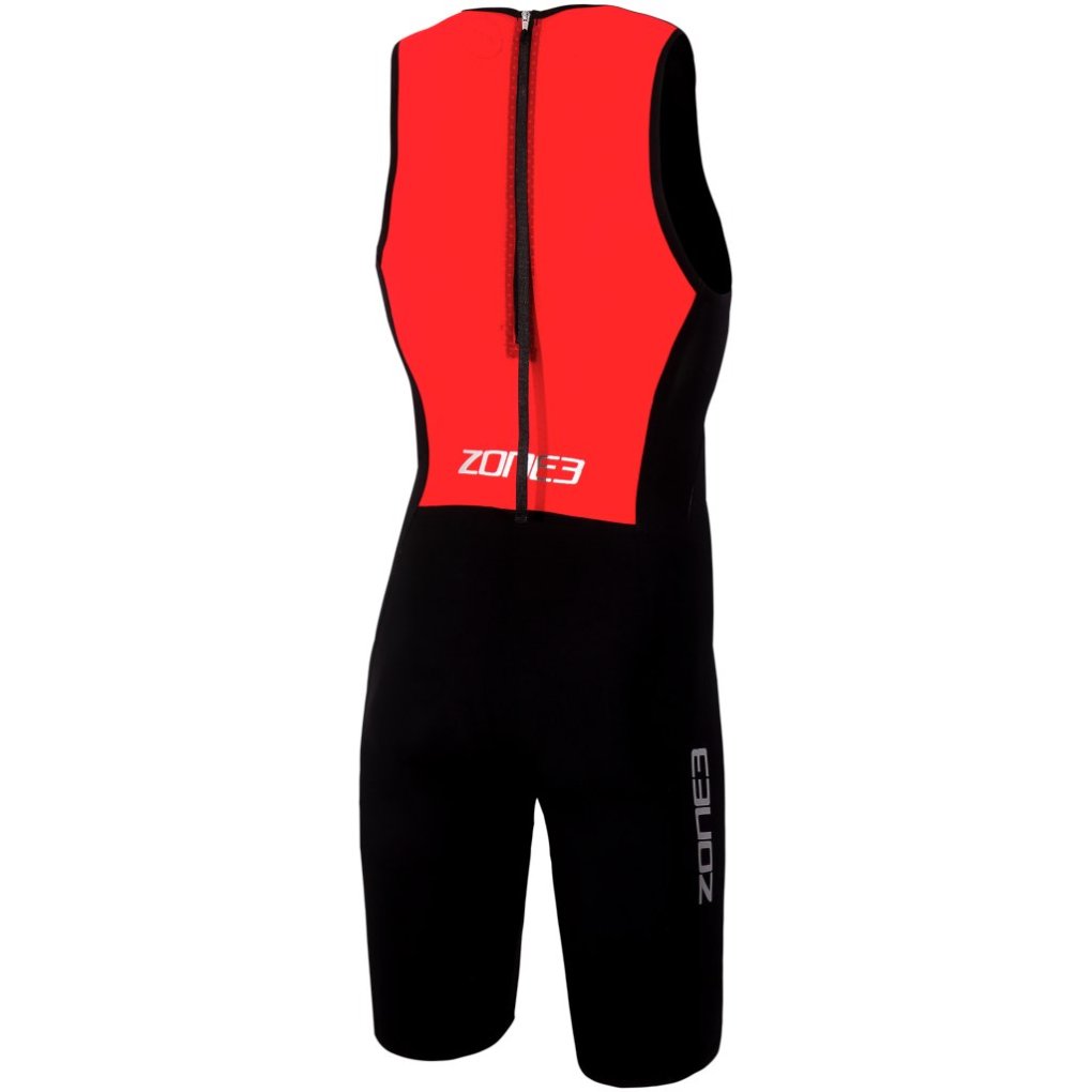 Zone3 Streamline Sleeveless Swimskin Men - black/red