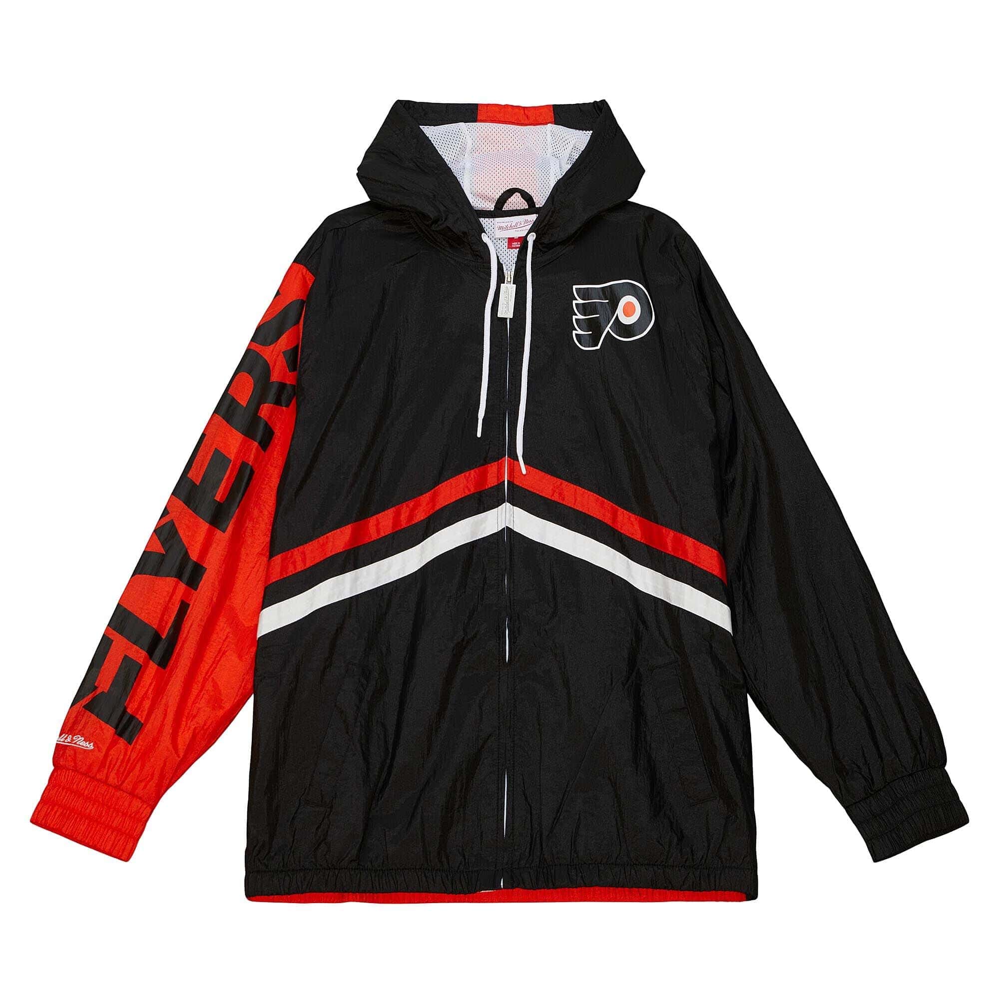 Philadelphia Flyers Undeniable Mitchell & Ness NHL Windbreaker Jacket