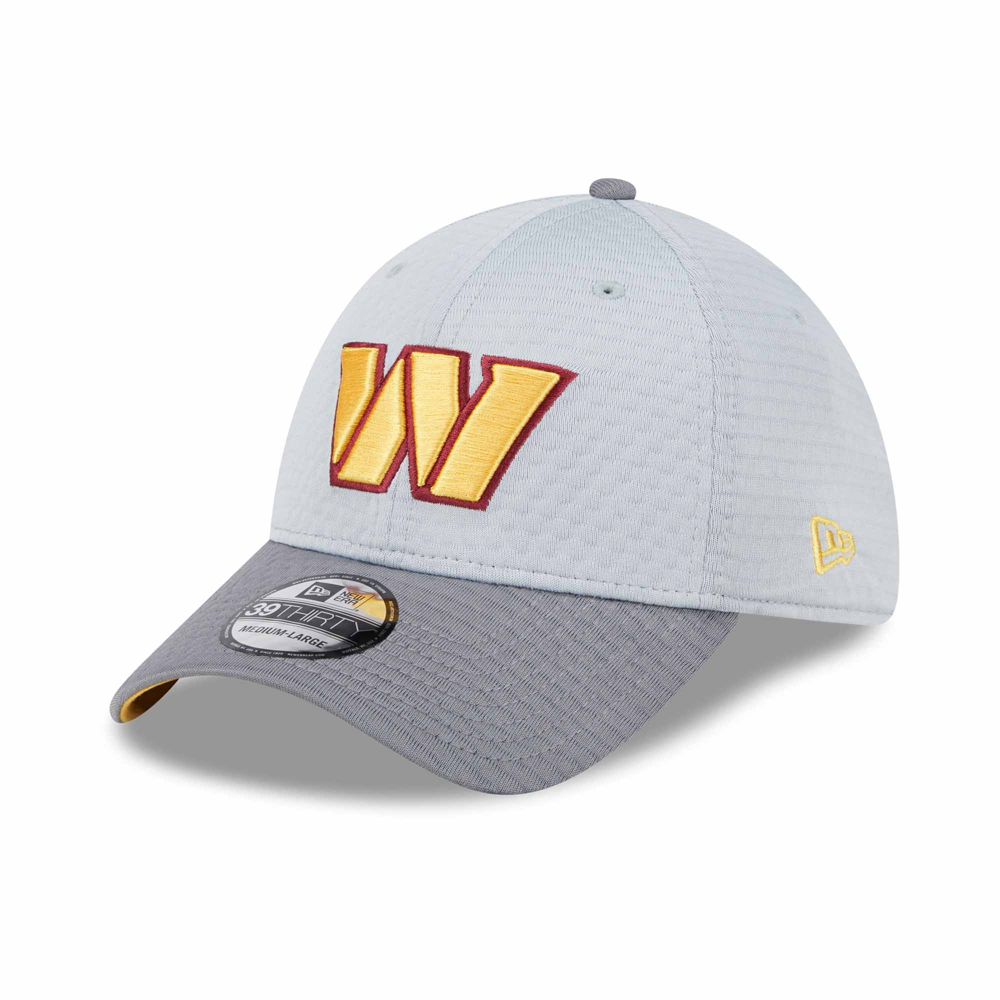 Washington Commanders 2024 NFL Training Camp New Era 39THIRTY Flex Cap Gray