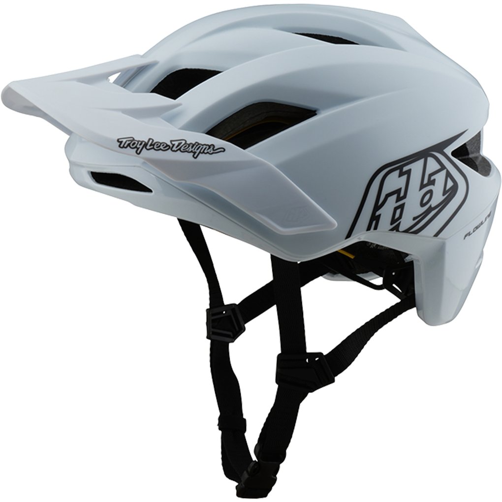 Troy Lee Designs Flowline MIPS Helmet - Point White/Black