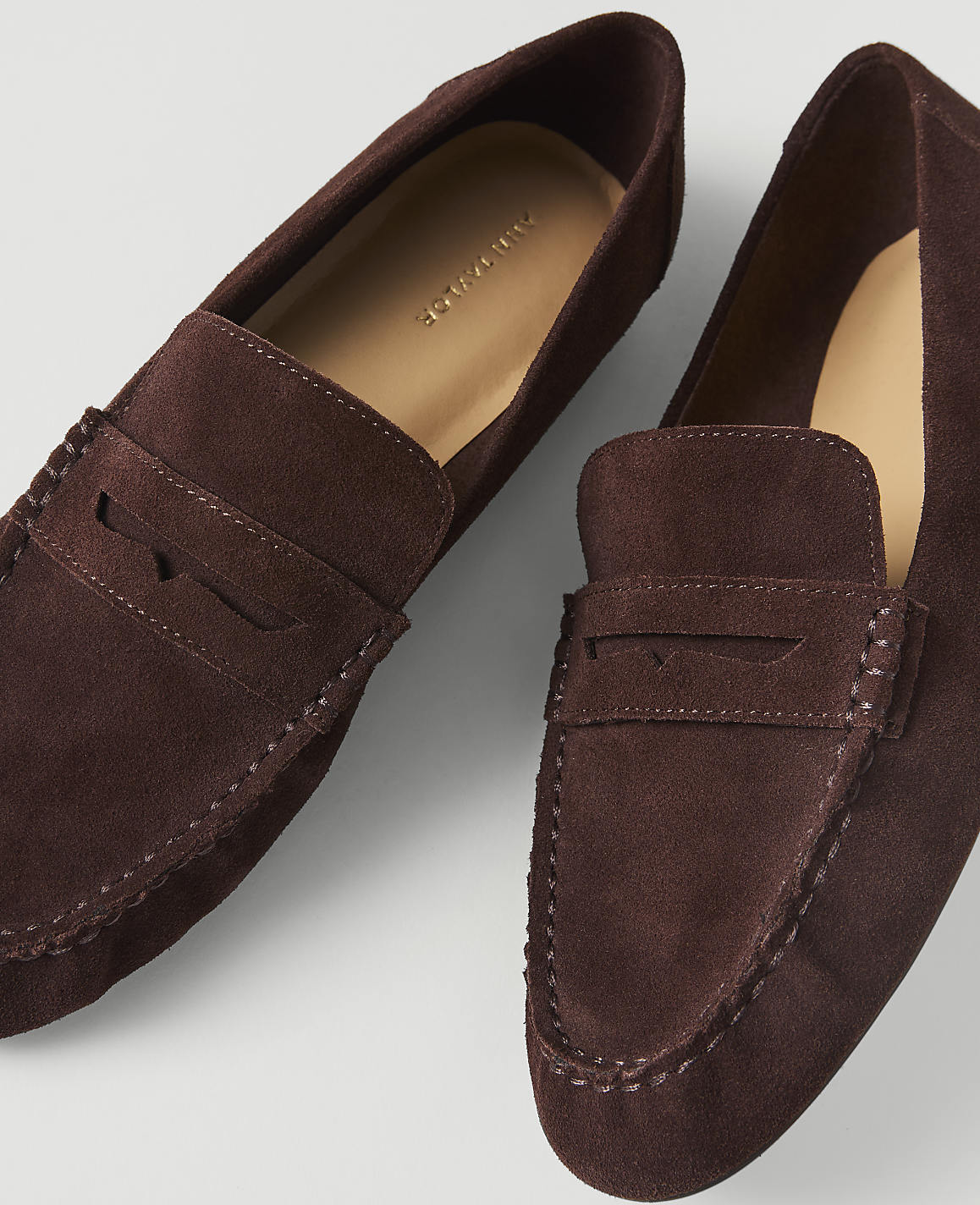 Weekend Gathered Suede Loafer