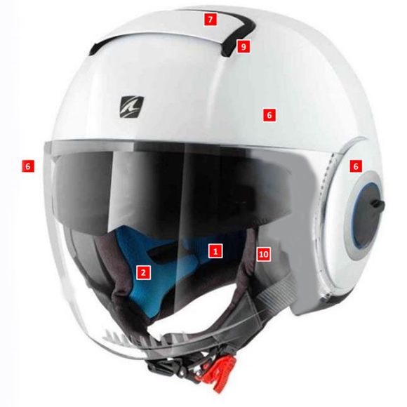 Shark NANO Helmet Side Plate - BeigeRef: SH1121