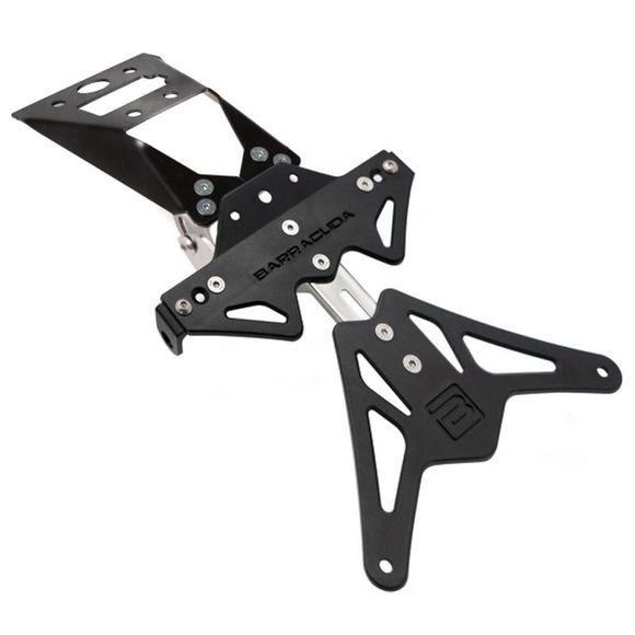 Barracuda Black License Plate Holder - BlackRef: bar0274 / hn1104-bn