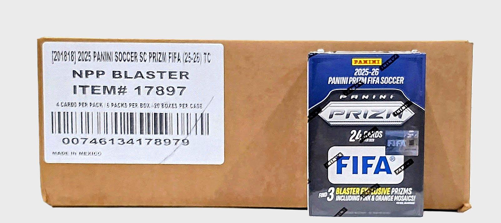 2025/26 Panini Prizm FIFA Soccer 6-Pack Blaster Box