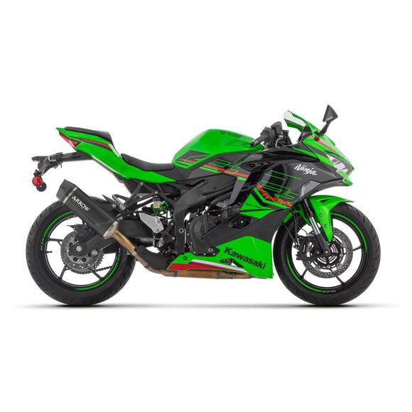 Arrow indy race evo silencer carbon end cap - blackKAWASAKI 400 NINJA ZX-4R - 2023 - 2025Ref: AW0084 / 71963AKN