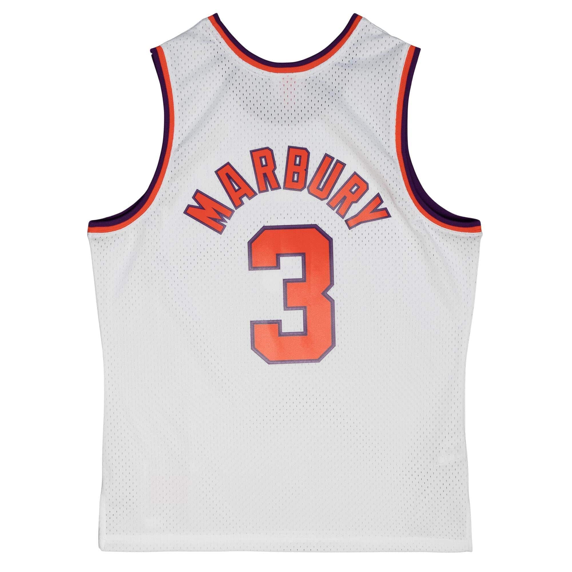Stephon Marbury #3 Phoenix Suns 2002-03 Mitchell & Ness Swingman NBA Jersey White
