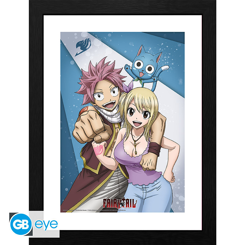 FAIRY TAIL Framed print Natsu & Lucy
