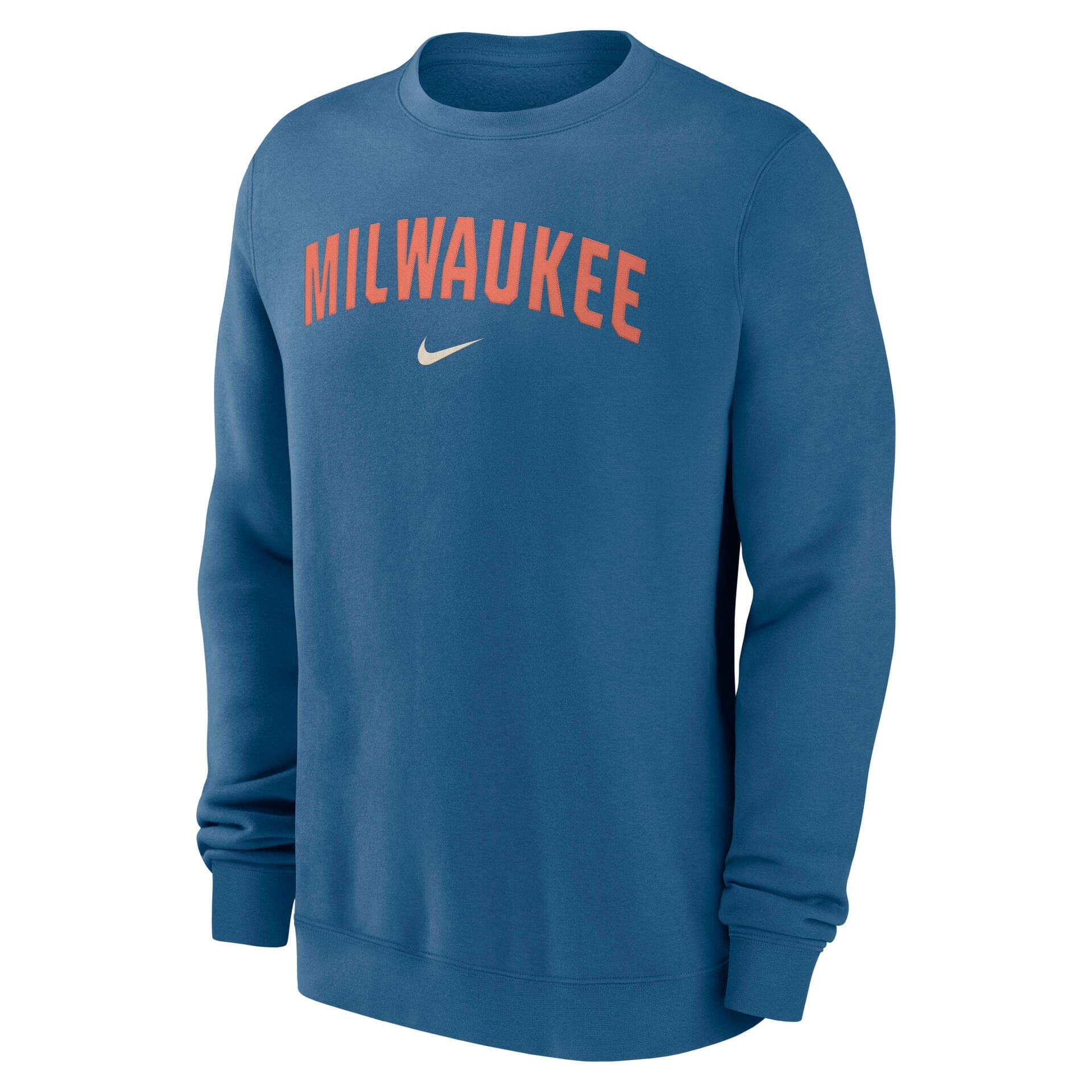 Milwaukee Brewers City Connect 2-Hit Club Crew Pullover Blue