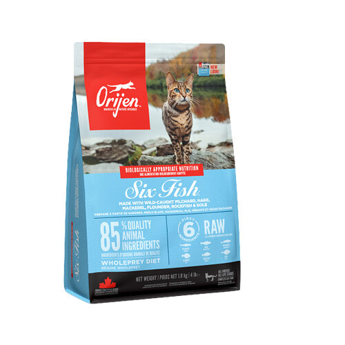 Orijen Six Fish Cat Whole Prey Proefverpakking - 340g