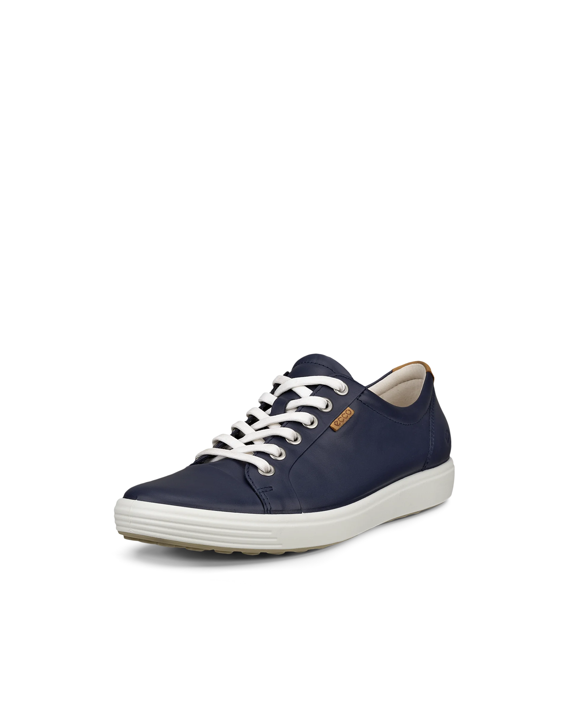 ECCO SOFT 7 W Damen Ledersneaker Marineblau