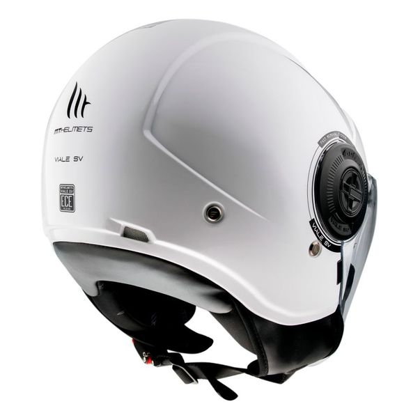 MT HELMETS VIALE SV S - SOLID - White Open-Face HelmetRef: MTH0074